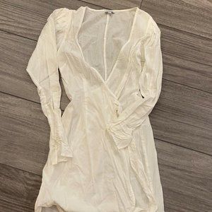 WeWoreWhat Long Sleeve Wrap Cover-Up